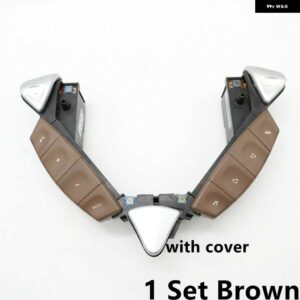 ポルシェ 85%-90% 新ステアリング ホイールスイッチ プッシュボタン トリム カイエン 2002-2010 - 1 Set Brown