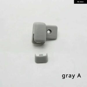 BMW ミニ R55 R56 R57 R58 R60 R61 2007-2014 車ルーフサイドサンバイザーサンバイザー固定クリップバックルフックブラケット - gray A