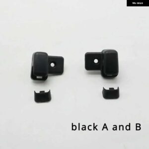 BMW ミニ R55 R56 R57 R58 R60 R61 2007-2014 車ルーフサイドサンバイザーサンバイザー固定クリップバックルフックブラケット - black A and B
