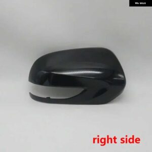 スバル カーウイングドア側外側バックミラー カバー キャップ蓋信号灯 フォレスター SH 2010 2011 2012 - black right side