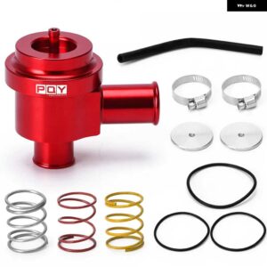 アウディ アルミ 再循環ダイバーターバルブ ターボ BOV ブースト フォルクスワーゲン ゴルフ ジェッタ 2000-2005 1.8T 2.7T 1998-2006 JR-BOV04 - Red