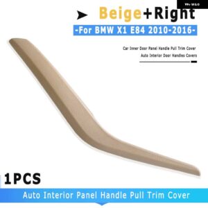 BMW サイド車インナードアパネルハンドルプルトリムカバー 自動 インテリア ドアハンドル カバー X1 E84 2010-2016 - Beige Right