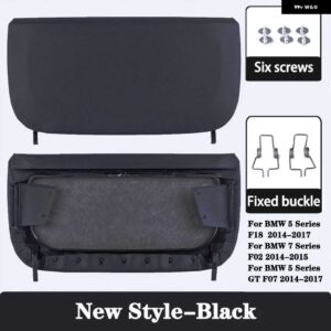 BMW ABS キャップ収納ポケット交換 5シリーズ F10 GT 7シリーズ F01 F02 カーシート バックパネルカバー - New Style-Black