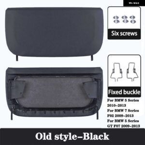 BMW ABS キャップ収納ポケット交換 5シリーズ F10 GT 7シリーズ F01 F02 カーシート バックパネルカバー - Old Style-Black