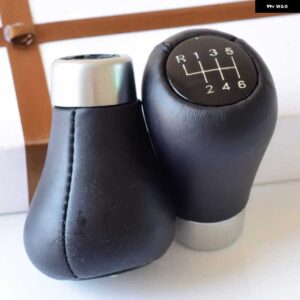BMW マニュアル 5 6スピードギアシフトノブ レバーハンドル 1 3 5 6シリーズ E30 E32 E34 E36 E38 E39 E46 E53 E60 E63 E83 E84 E87 - White