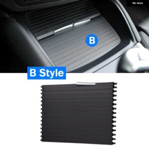 BMW インテリア ウォーターカップラックカーセンターコンソール カバー スライドローラーブラインドカーマウント ドリンクホルダー X5 E70 X6 E71 - Front B
