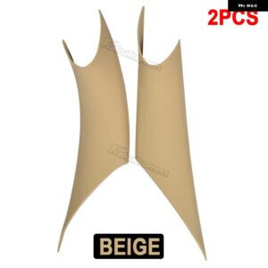 BMW 2個 ABS インテリア ドアハンドル プルカバー 3 4シリーズ F30 F35 2012-18 - Beige 2PCS