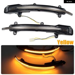 アウディ Q5 SQ5 8R Q7 4L ダイナミック ウインカー LED ウィンカー サイドミラー ライト インジケータ ー 2010-13 2016 - Yellow