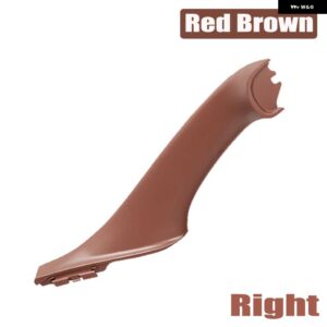 BMW 5シリーズ F10 F11 ベージュ黒車内側 インテリア ハンドルインナードアパネルプルトリムカバー - Red Brown Right