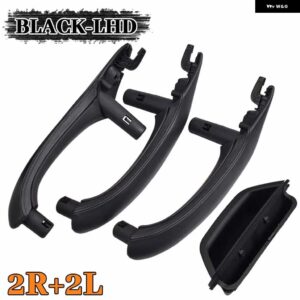 BMW X3 X4 F25 F26 2010-2016 車 LHD RHD インテリア ドアプル ハンドルレザーカバーセット アセンブリ交換 - 4-LHD-Black