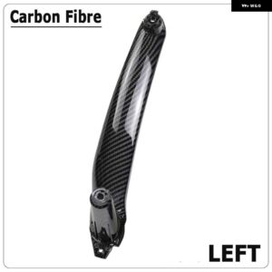 BMW 車インナードアパネルハンドルプルトリムカバー E70 X5 E71 E72 X6 2007-2013 カー - Carbon F-Left