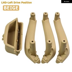 BMW インナードアインナー ドアハンドル プル ABS トリム X3 X4 F25 F26 2010-17 ブラックベージュ - Beige 4pcs