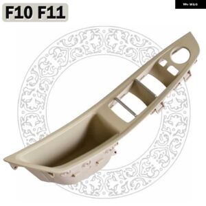 BMW 5シリーズ F10 F11 F18 ドアインナーハンドル 左フロントドア室内ドアパネル 運転席ボタン スイッチ フレーム収納 - Beige-White-Panel
