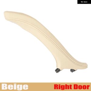 BMW インナーハンドル インテリア ドアパネルプルトリムカバー リア F10 F18 5シリーズ 2010-2017 交換部品 - Beige-Right-LHD