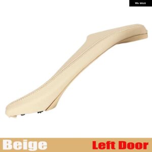 BMW インナーハンドル インテリア ドアパネルプルトリムカバー リア F10 F18 5シリーズ 2010-2017 交換部品 - Beige-Left-LHD