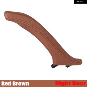 BMW インナーハンドル インテリア ドアパネルプルトリムカバー リア F10 F18 5シリーズ 2010-2017 交換部品 - Red-Brown-Right-LHD