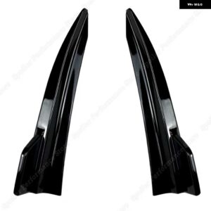BMW グロスリアバンパー カナードベント M-PACK サイド スプリッター 3シリーズ G20 320E 330E 318I 320I 325I 330I 340I 2019-2022 - Gloss Black Splitter