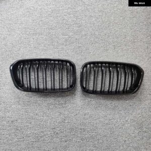 BMW グロスブラック フロントキドニーグリル ダブルライングリル 吸気グリル 1シリーズ F20 F21 116D 120I 120D M135I 2011-2018 MOD - 2015-2018 Lci