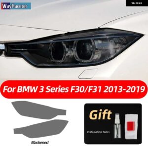 BMW スモークブラック TPU ステッカー ヘッドライト フィルム F40 F22 F44 F30 F31 G20 F34 F32 F36 F10 G30 F06 F07 F12 F01 G11 - F30 31 13-19