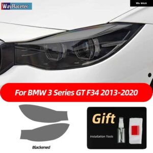 BMW スモークブラック TPU ステッカー ヘッドライト フィルム F40 F22 F44 F30 F31 G20 F34 F32 F36 F10 G30 F06 F07 F12 F01 G11 - F34 13-On