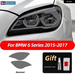 BMW スモークブラック TPU ステッカー ヘッドライト フィルム F40 F22 F44 F30 F31 G20 F34 F32 F36 F10 G30 F06 F07 F12 F01 G11 - The 6 15-17