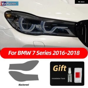 BMW スモークブラック TPU ステッカー ヘッドライト フィルム F40 F22 F44 F30 F31 G20 F34 F32 F36 F10 G30 F06 F07 F12 F01 G11 - The 7 16-18