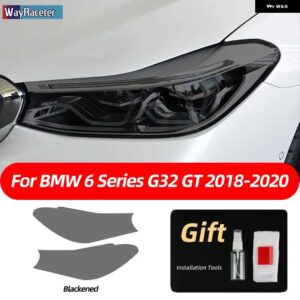 BMW スモークブラック TPU ステッカー ヘッドライト フィルム F40 F22 F44 F30 F31 G20 F34 F32 F36 F10 G30 F06 F07 F12 F01 G11 - G32 18-20