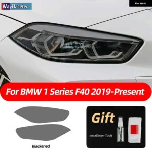BMW スモークブラック TPU ステッカー ヘッドライト フィルム F40 F22 F44 F30 F31 G20 F34 F32 F36 F10 G30 F06 F07 F12 F01 G11 - F40 20-On