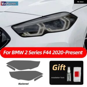 BMW スモークブラック TPU ステッカー ヘッドライト フィルム F40 F22 F44 F30 F31 G20 F34 F32 F36 F10 G30 F06 F07 F12 F01 G11 - F44 20-On