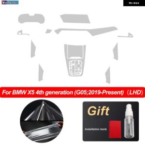 BMW 車内中央コンソール ギアダッシュボード ナビゲーション画面 フィルム X5 G05 2019-21 M50I M コンペティション - Left hand drive 2