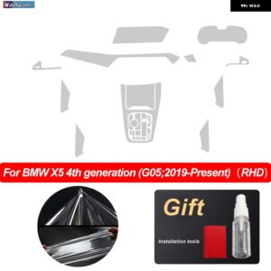 BMW 車内中央コンソール ギアダッシュボード ナビゲーション画面 フィルム X5 G05 2019-21 M50I M コンペティション - Right hand drive 2