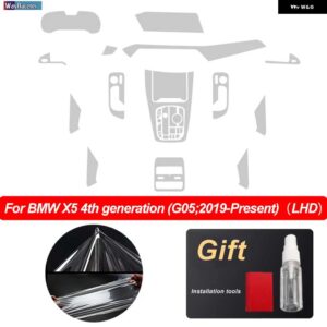 BMW 車内中央コンソール ギアダッシュボード ナビゲーション画面 フィルム X5 G05 2019-21 M50I M コンペティション - Left hand drive 3