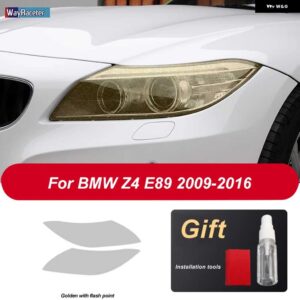 BMW 2個 ヘッドライト フィルム ヘッドランプ 修復クリア黒 TPU ステッカー Z4 E89 G29 2009-ON - 2009-2016 G
