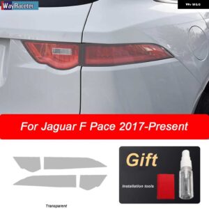 ジャガー ヘッドライト フィルム テールライト クリア TPU ステッカー F ペース 2017-20 - Taillight T