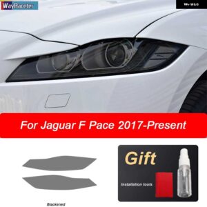 ジャガー ヘッドライト フィルム テールライト クリア TPU ステッカー F ペース 2017-20 - Headlight B