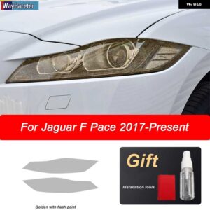 ジャガー ヘッドライト フィルム テールライト クリア TPU ステッカー F ペース 2017-20 - Headlight G