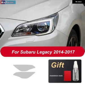 スバル フロントライト クリア TPU ステッカー ヘッドライト フィルム フォスター WRX BRZ アウトバックレガシィインプレッサ - Legacy 14-17