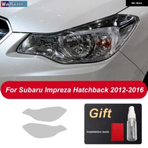 スバル フロントライト クリア TPU ステッカー ヘッドライト フィルム フォスター WRX BRZ アウトバックレガシィインプレッサ - Impreza 12-16