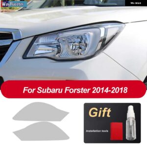 スバル フロントライト クリア TPU ステッカー ヘッドライト フィルム フォスター WRX BRZ アウトバックレガシィインプレッサ - Forster 14-18
