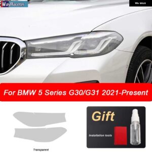 BMW フロントライト クリア TPU ステッカー ヘッドライト フィルム F30 G30 G20 F40 F22 F32 F10 G32 G11 G15 F34 F07 F36 - G30 G31 2020-