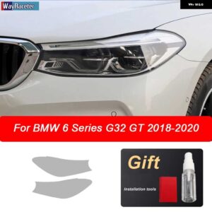 BMW フロントライト クリア TPU ステッカー ヘッドライト フィルム F30 G30 G20 F40 F22 F32 F10 G32 G11 G15 F34 F07 F36 - G32 18-20