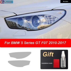 BMW フロントライト クリア TPU ステッカー ヘッドライト フィルム F30 G30 G20 F40 F22 F32 F10 G32 G11 G15 F34 F07 F36 - F07 10-17