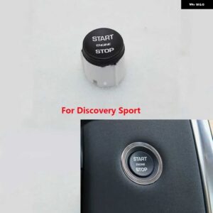 ランドローバー 点火 エンジン スタートストップスイッチ ボタン カバー キャップ蓋トリム ディスカバリー 4 5 レンジローバースポーツ EVOQUE VELAR - G