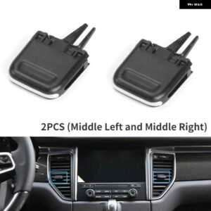 ポルシェ フロントリア A/C ベントクリップキット 空調 アウトレット タブクリップ マカン 2014-16 - 2PCS Middle