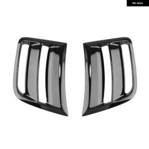 スバル フロントバンパー サイドエアベントカバー インプレッサ WRX ST/WRX 2009-2014 カーボンルック/ グロスブラック フェ - Glossy Black