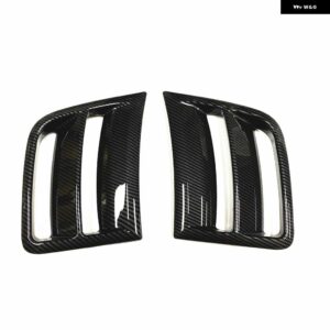 スバル フロントバンパー サイドエアベントカバー インプレッサ WRX ST/WRX 2009-2014 カーボンルック/ グロスブラック フェ - Carbon Fiber Look