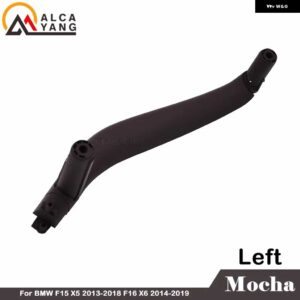 BMW F15 X5 2013-2018 インナー ドアプル ハンドルトリムカバー 51417292243 51417292244 F16 X6 2014-2019 - Mocha Left