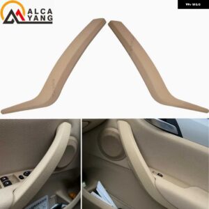 BMW X1 E84 2010-16 インナー ドアプル ハンドルトリムカバー - Beige 2PCS