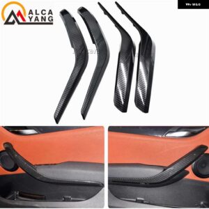 BMW X1 E84 2010-16 インナー ドアプル ハンドルトリムカバー - Carbon Fiber Set