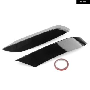 BMW フロントバンパー サイドエアベント スプリッター トリム F80 M3 F82 F83 M4 2014-2020 専用インテークフレームアッパースポイラー カバー - Glossy Black